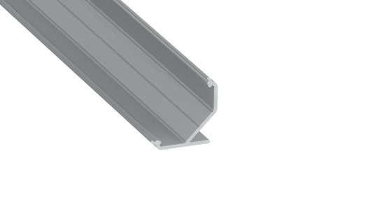 Lumines profile type AGO silver anodized 2,02 m