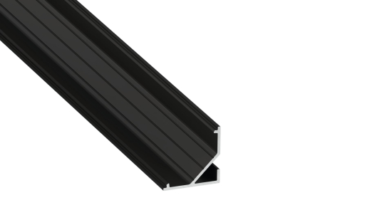 TEKKNI ARRE Set, black, transparent cover, 2.02 m