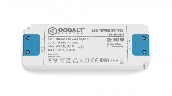 CobaltElectro PFV 24V 50W IP20 LED power supply  B