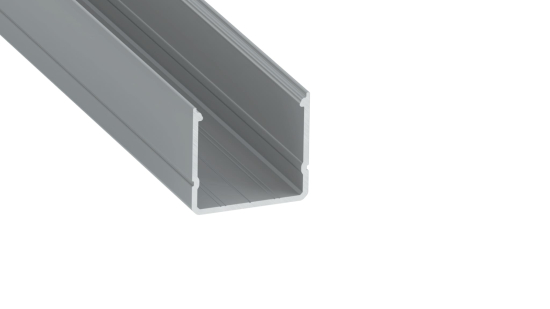 Lumines profile type RAI silver anodized 3 m