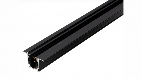 3-phase recessed-mounted track XTSF 4100-2 black1m