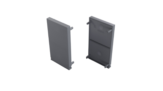 TEKKNI END CAP NORA, gray