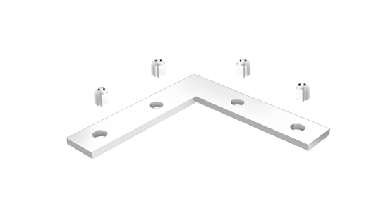 Angular connector 90° SET