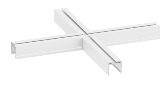 LUMINES connector DILEDA type X white lacq.