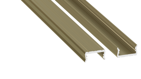 Profile LUMINES type atom Reed Green lacquered 1 m