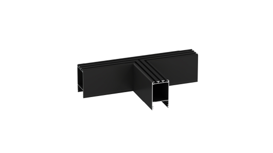 LUMINES connector CLARO type T black lacq.