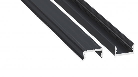 Profile LUMINES type atom Rock Anthracite lacquered 1 m