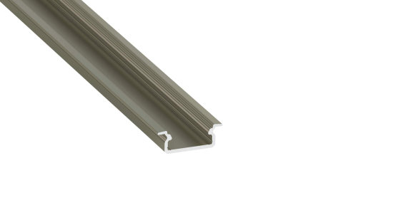 Lumines profile type IVO anodized inox, 3 m