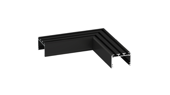 LUMINES connector ILEDO type L black lacq.