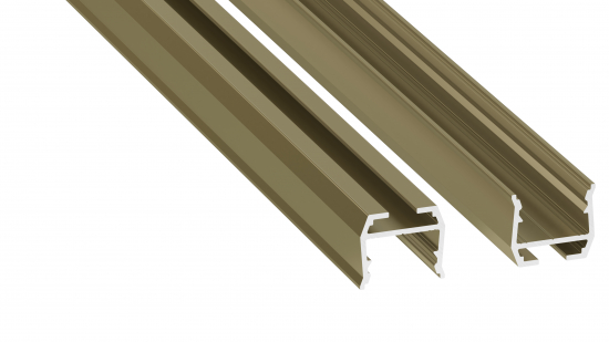 Profile LUMINES type axel Reed Green lacquered 1 m