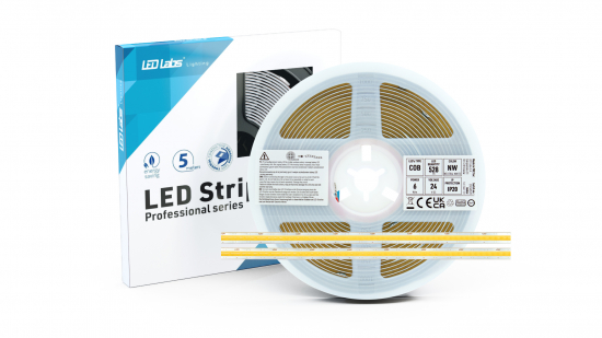 LED Strip PRO 3Y 24V 2640 LED COB Free cut 6W NW RA90