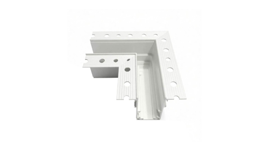 LUMINES GENESIS Magnetic track recessed trimless 90° connector H white
