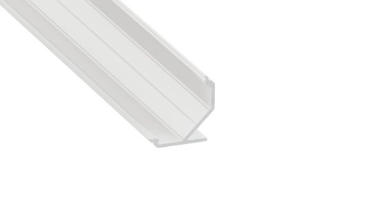 Lumines profile type AGO white lacquered, 3 m