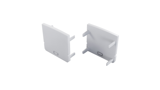 LUMINES End cap RAI 2in1 white