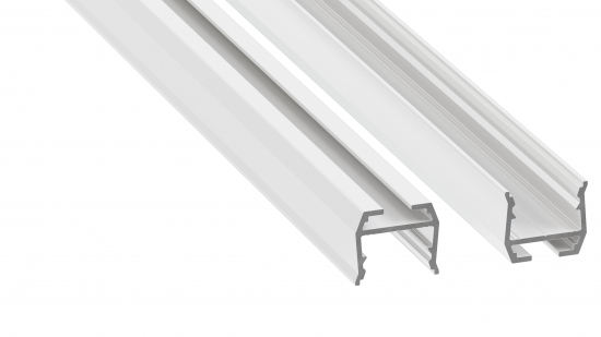 Profile LUMINES type axel white lacquered 1 m