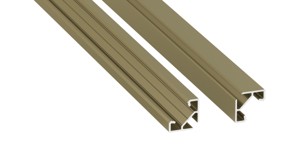 Profile LUMINES type ajar Reed Green lacquered 1 m