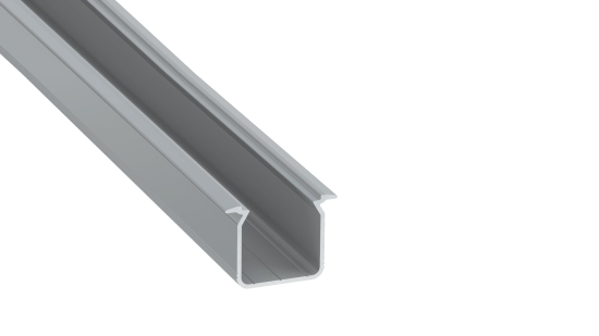 Profile TEKKNI+ type SKAGEN+ anodized silver, 1 m