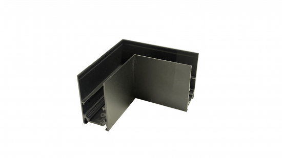 LUMINES GENESIS Magnetic track surface 90° connector horizontal black
