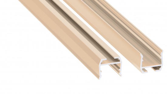 Profile LUMINES type axel Light Ivory lacquered 1 m