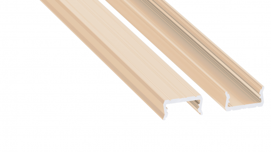 Profile LUMINES type atom Light Ivory lacquered 1 m