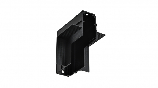 LUMINES GENESIS Magnetic track recessed 90° connector vertical black
