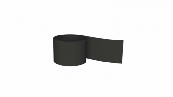 Rubber tape for profiles I6 / I10 black