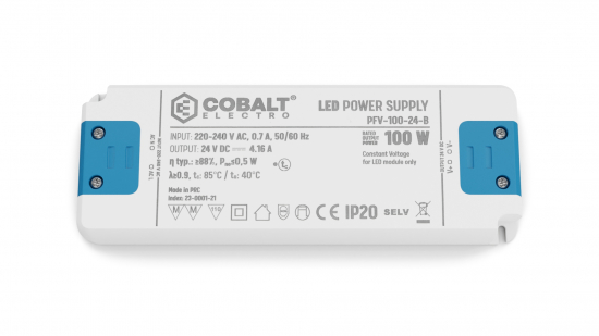 CobaltElectro PFV 24V 100W IP20 LED power supply  B