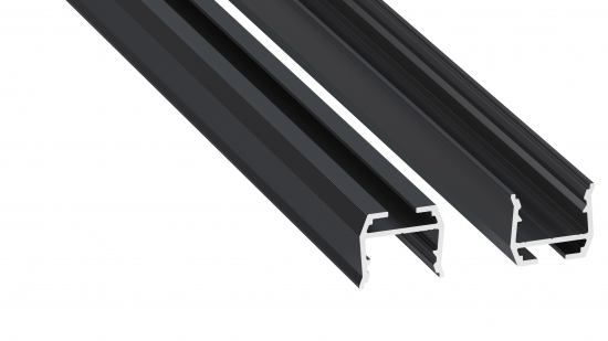 Profile LUMINES type axel Rock Anthracite lacquered 1 m