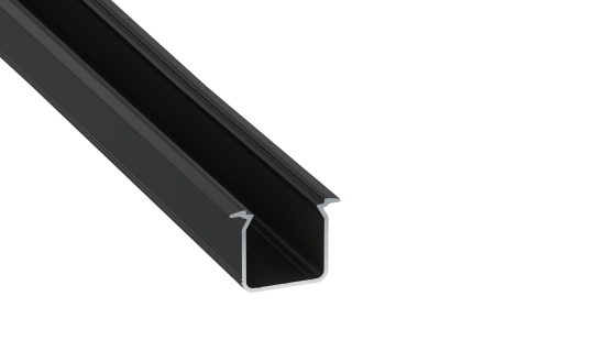 Profile TEKKNI+ type SKAGEN+ anodized black, 1 m