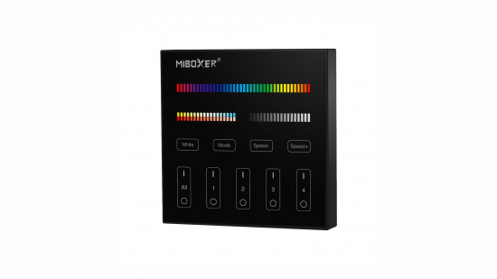 MiBoxer PANEL RF 4 ZONE RGB+CCT BLACK