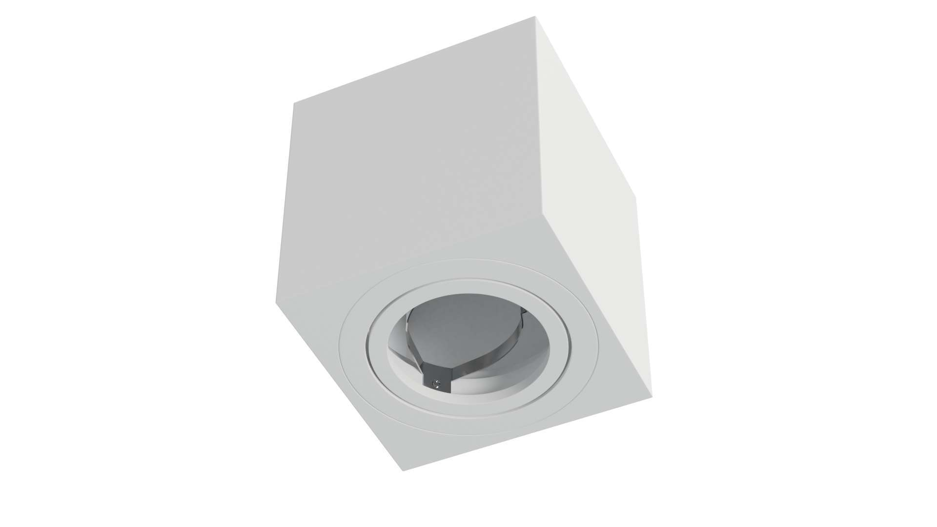 Ceiling spotlight fixture SPOT NORD square white