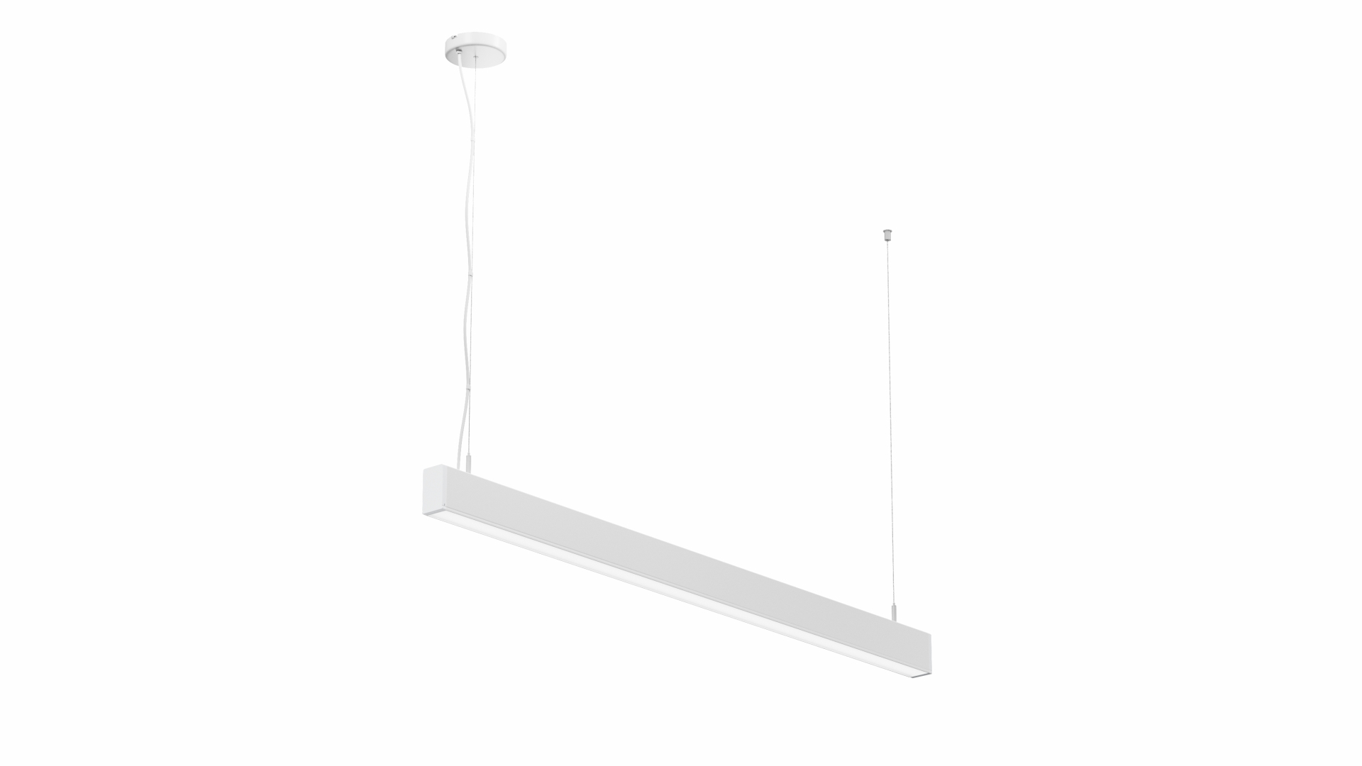 LUMINES CLARO Linear LED Luminaire - white lacquered - 4000K - 120cm