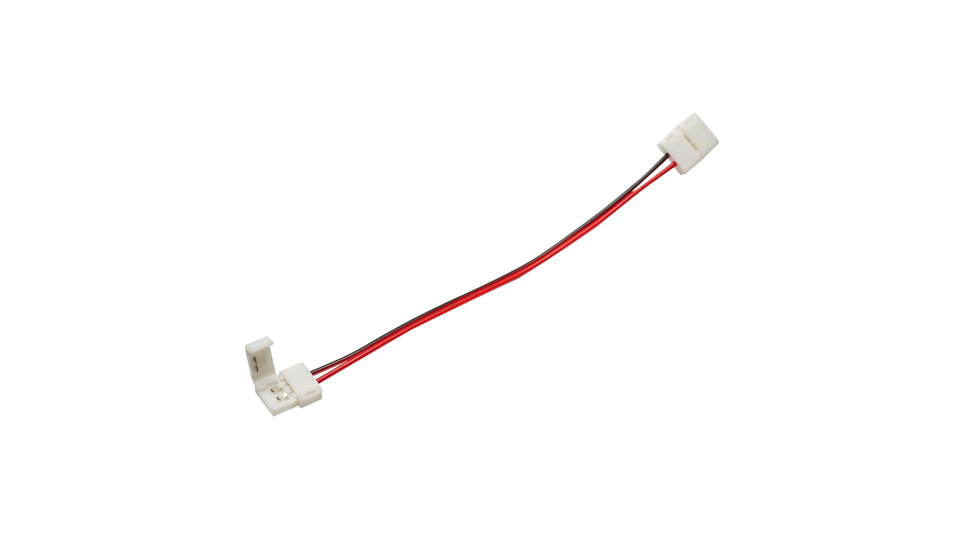 LED tape connector 10mm - 2 sides latch, wired