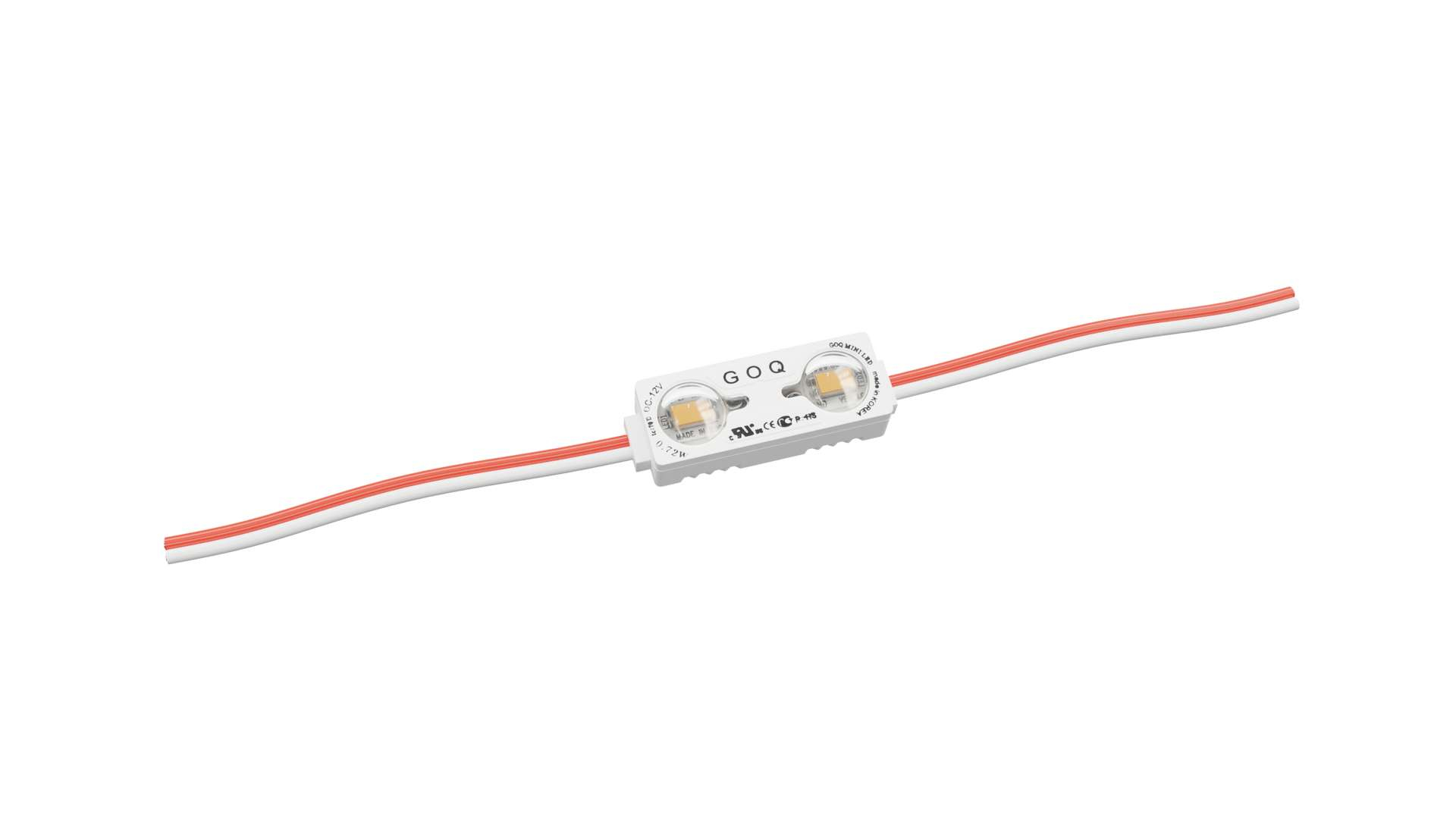 LED Module GOQ SAMSUNG 2xLED 150 degrees Warm white Mini