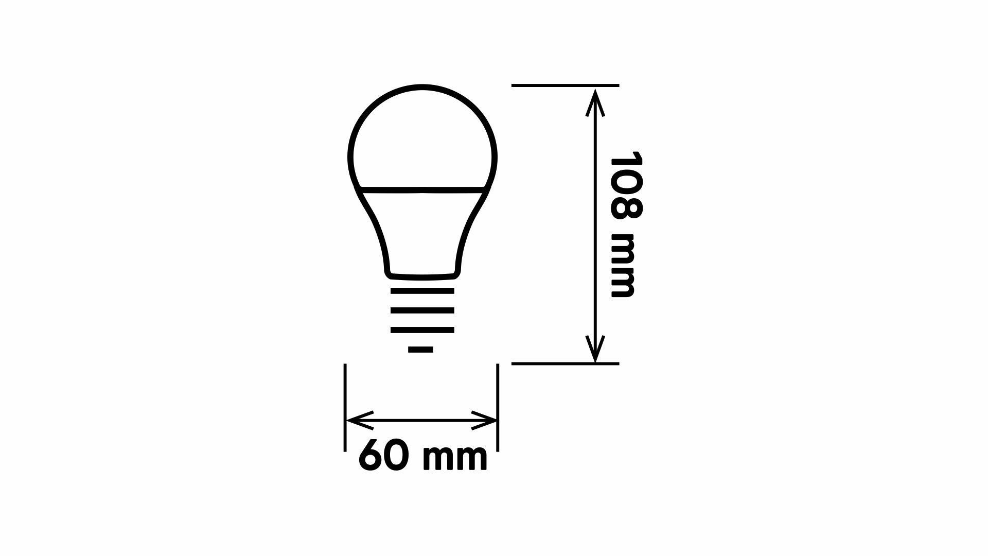 LED source E27 10W A60 Neutral white