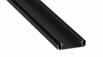 Lumines profile type LARGO M1 lacquered black, 1 m