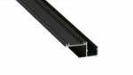 Lumines profile type IPA16 lacquered black, 1 m