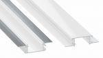 Lumines profile type ZATI lacquered white, without perforation 2,02 m