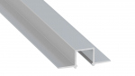 Profile LUMINES type GAUDI non-anodized without perforation 2,02 m