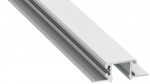 Lumines profile type MONO anodized silver without perforation 1 m