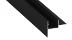 Profile LUMINES type Motta black lacquered 3 m