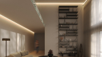 Profile LUMINES type Motta white lacquered 1 m