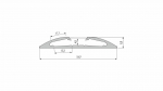 Lumines profile type Reto anodized inox, 3 m