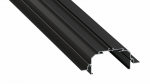 Lumines profile type LARGO M4 lacquered black, 3 m