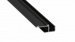 Lumines profile type IPA12 lacquered black, 1 m