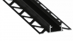 Profile LUMINES type NIPO black lacquered 1 m