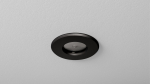 Ceiling lighting point fitting LISA cast round Fixted black