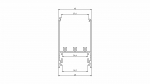 Profile LUMINES type Foldo non-anodized 2,02 m