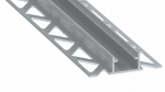 Profile LUMINES type NIPO silver anodized 3 m