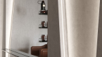 Profile LUMINES type GAUDI white lacquered without perforation 1 m